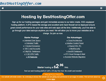 Tablet Screenshot of besthostingoffer.com